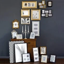 Dunelm Black Easy Photo Frame 16" X 12" (40cm X 30cm) -Cool Decoration 1000040055 alt01