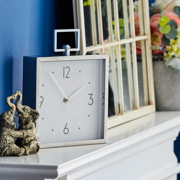 5A Fifth Avenue Metal Mantel Clock 4 5A Fifth Avenue Metal Mantel Clock - Image 2