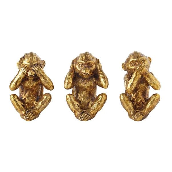 Dunelm Hear No Evil Resin Monkey Ornament 4 Dunelm Hear No Evil Resin Monkey Ornament - Image 2