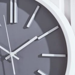 Dunelm Modern 35cm Wall Clock Grey 5 Dunelm Modern 35cm Wall Clock Grey -Cool Decoration 1000137188 alt01