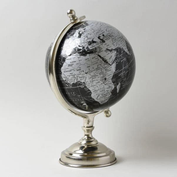 Decor Black And Silver Globe 5 Decor Black And Silver Globe - Image 3