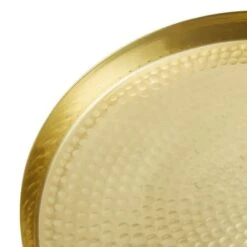 Dunelm Gold Metal Hammered Tray -Cool Decoration 1000157404 alt01