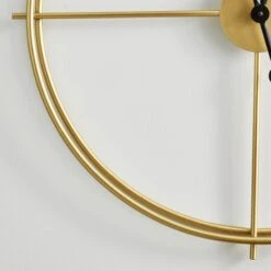 Dunelm Slim Frame 60cm Wall Clock Gold 5 Dunelm Slim Frame 60cm Wall Clock Gold -Cool Decoration 1000158125 alt01