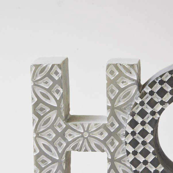 Dunelm Geo Home Word Ornament 4 Dunelm Geo Home Word Ornament - Image 2