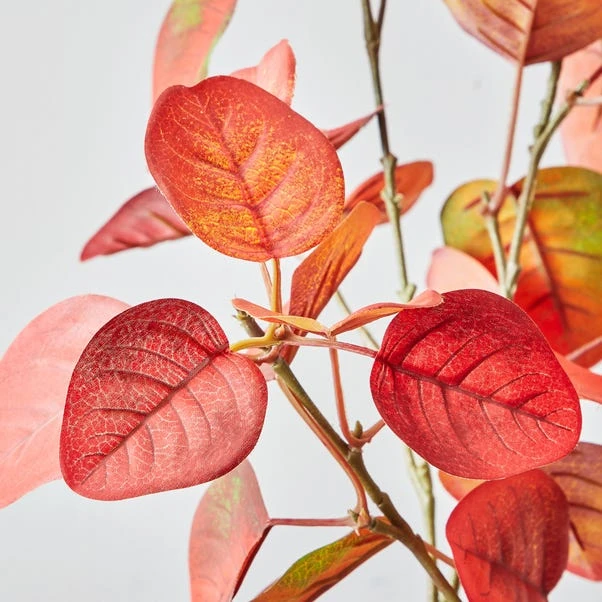 Dunelm Artificial Leaf Spray Red 92cm 4 Dunelm Artificial Leaf Spray Red 92cm - Image 2