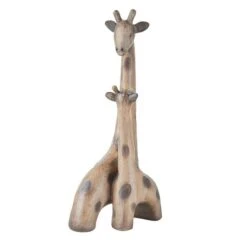 Dunelm Resin Giraffe Mother And Child Sculpture -Cool Decoration 1000167602 alt01