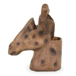 Dunelm Giraffe Head Pot And Glasses Holder 8 Dunelm Giraffe Head Pot And Glasses Holder -Cool Decoration 1000167606 alt02