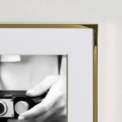 Dunelm Skinny Gold Edge Frame 8" X 10" (20cm X 25cm) 7 Dunelm Skinny Gold Edge Frame 8" X 10" (20cm X 25cm) -Cool Decoration 1000167840 alt02