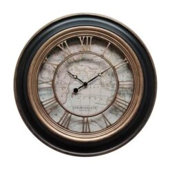 Dunelm Antique Map Clock 55cm 7 Dunelm Antique Map Clock 55cm -Cool Decoration 1000167867 alt01