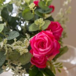 Dunelm Florals Forever Mia Rose Luxury Bouquet Pink 58cm 8 Dunelm Florals Forever Mia Rose Luxury Bouquet Pink 58cm -Cool Decoration 1000168556 alt02