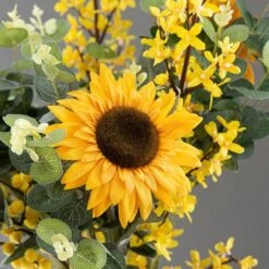 Dunelm Florals Forever Ella Sunflower Luxury Bouquet Yellow 58cm 9 Dunelm Florals Forever Ella Sunflower Luxury Bouquet Yellow 58cm -Cool Decoration 1000168559 alt03