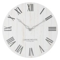 Dunelm Cream Distressed Wooden 60cm Clock 6 Dunelm Cream Distressed Wooden 60cm Clock -Cool Decoration 1000181508 alt01