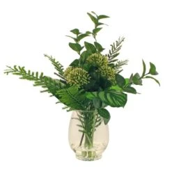 Dunelm Artificial Allium And Foliage In Vase 9 Dunelm Artificial Allium And Foliage In Vase -Cool Decoration 1000183221 alt03
