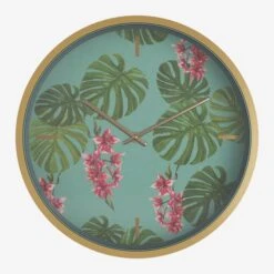 Dunelm Equatorial Leaf 30cm Wall Clock 6 Dunelm Equatorial Leaf 30cm Wall Clock -Cool Decoration 1000183807 alt01