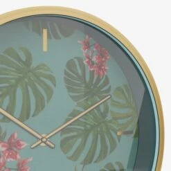 Dunelm Equatorial Leaf 30cm Wall Clock 7 Dunelm Equatorial Leaf 30cm Wall Clock -Cool Decoration 1000183807 alt02