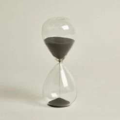 The Edited Life Black 15 Minute Sand Timer -Cool Decoration 1000183941 alt02