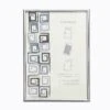 Dunelm Chrome Easy Frame 12" X 8" (H 30cm X L 20cm) 1 Dunelm Chrome Easy Frame 12" X 8" (H 30cm X L 20cm) -Cool Decoration 30129932