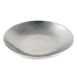 Dunelm Hammered Effect Silver Plate