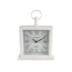 Dunelm Large White Mantel Clock