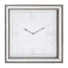 Dorma 44cm Mirrored Wall Clock Silver -Cool Decoration 30200616