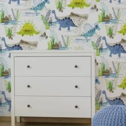Dunelm Roar! Dinosaur Wallpaper