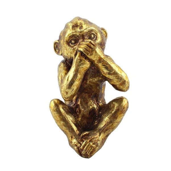 Dunelm Speak No Evil Resin Monkey Ornament 3 Dunelm Speak No Evil Resin Monkey Ornament