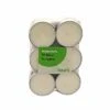 Dunelm Essentials Pack Of 12 Unscented Maxi Tealights -Cool Decoration 30575142