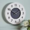 Dunelm Nautical 26cm Wall Clock White -Cool Decoration 30614264