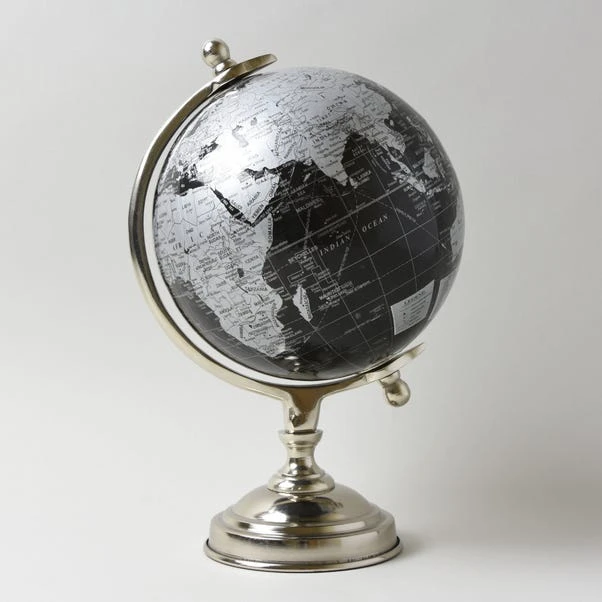 Decor Black And Silver Globe 3 Decor Black And Silver Globe