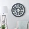 Dunelm Wooden 60cm Wall Clock Grey 2 Dunelm Wooden 60cm Wall Clock Grey -Cool Decoration 30662770