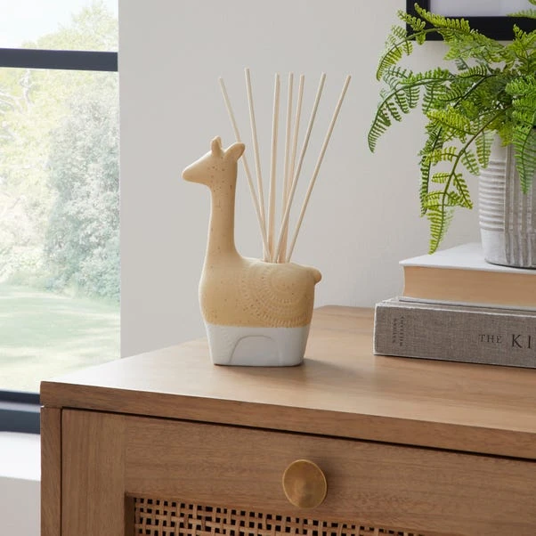 Dunelm Ochre Vanilla Bean Pepper Giraffe 120ml Diffuser 3 Dunelm Ochre Vanilla Bean Pepper Giraffe 120ml Diffuser