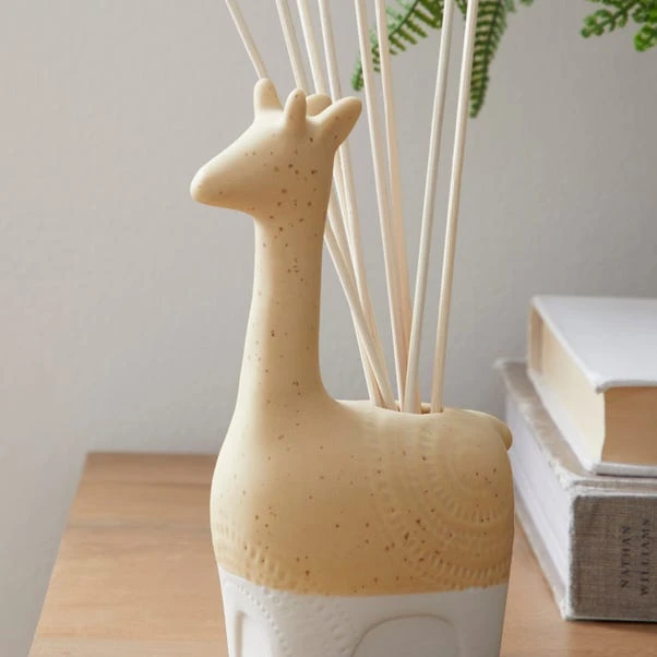 Dunelm Ochre Vanilla Bean Pepper Giraffe 120ml Diffuser 4 Dunelm Ochre Vanilla Bean Pepper Giraffe 120ml Diffuser - Image 2