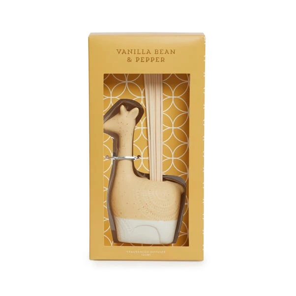 Dunelm Ochre Vanilla Bean Pepper Giraffe 120ml Diffuser 5 Dunelm Ochre Vanilla Bean Pepper Giraffe 120ml Diffuser - Image 3