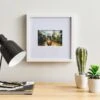 Dunelm White Oversized Square Mount Frame 6" X 4" (15cm X 10cm) 1 Dunelm White Oversized Square Mount Frame 6" X 4" (15cm X 10cm) -Cool Decoration 30670866