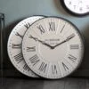 Cedar & Sage Harper Clock Mirage Grey 60cm -Cool Decoration 30673133