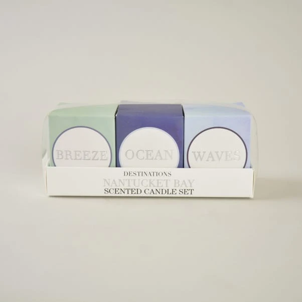 Dunelm Nantucket Mini Votives 3 Dunelm Nantucket Mini Votives