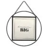 Dunelm Black Circular Hanging Frame 5" X 5" (13cm X 13cm) 2 Dunelm Black Circular Hanging Frame 5" X 5" (13cm X 13cm) -Cool Decoration 30685977