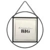 Dunelm Black Circular Hanging Frame 7" X 7" (18cm X 18cm) -Cool Decoration 30685978