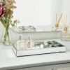 Dunelm Silver Mirror Tray -Cool Decoration 30686492