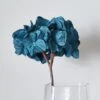 Dunelm Diamonmd Velvet Hydrangea Teal 77cm -Cool Decoration 30687475