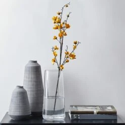 Dunelm Artificial Blossom Ochre Spray 90cm