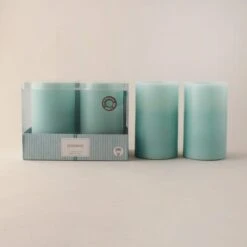 Dunelm Set Of 2 Seagrass Scented LED Candles