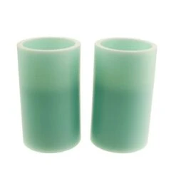 Dunelm Set Of 2 Seagrass Scented LED Candles -Cool Decoration 30690953 alt02