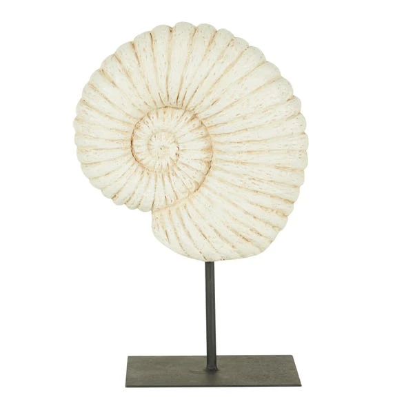 Dunelm Fossil Shell On Stand Sculpture 3 Dunelm Fossil Shell On Stand Sculpture