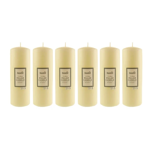 Dunelm Pack Of 6 Church Candles 7.5cm X 20.5cm 3 Dunelm Pack Of 6 Church Candles 7.5cm X 20.5cm