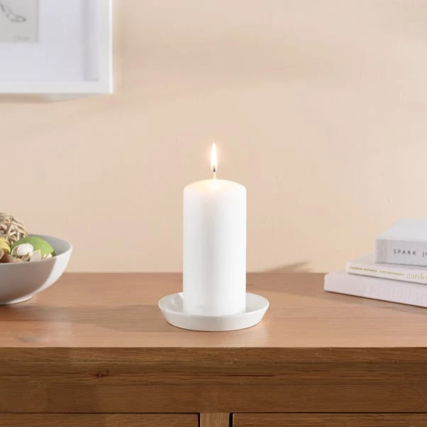 Dunelm Pack Of 6 Essentials White Pillar Candles 7cm X 15cm 3 Dunelm Pack Of 6 Essentials White Pillar Candles 7cm X 15cm