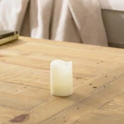 Dunelm Pack Of 10 Wavy LED Candles