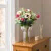 Dunelm Florals Forever Mia Rose Luxury Bouquet Pink 58cm -Cool Decoration 30703561