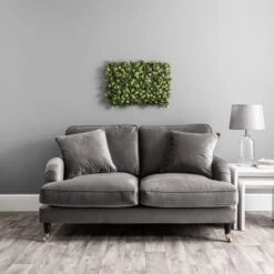 Dunelm Artificial Eucalyptus And Sedum Wall Panel