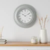 Dunelm Light Grey Grantham Station 40cm Wall Clock -Cool Decoration 30712527
